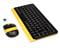 Фото - Комплект (клавіатура, миша) бездротовий A4Tech FG1110 Bumblebee USB | click.ua