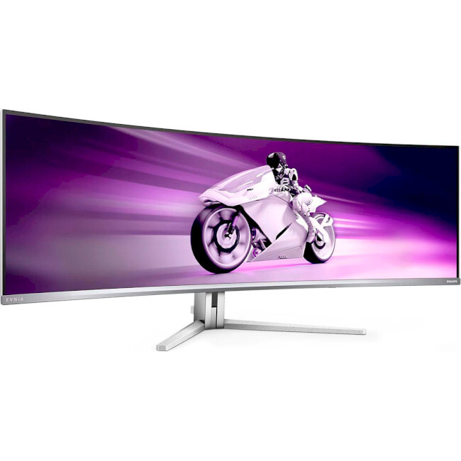 Монитор Philips 48.8" Evnia 49M2C8900/00 OLED White/Silver Curved 240Hz