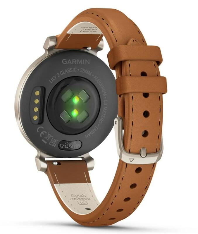 Смарт-часы Garmin Lily 2 Cream Gold with Tan Leather Band (010-02839-60)