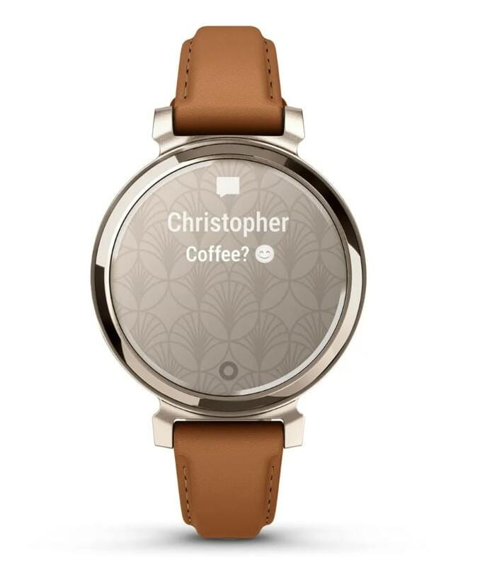 Смарт-часы Garmin Lily 2 Cream Gold with Tan Leather Band (010-02839-60)