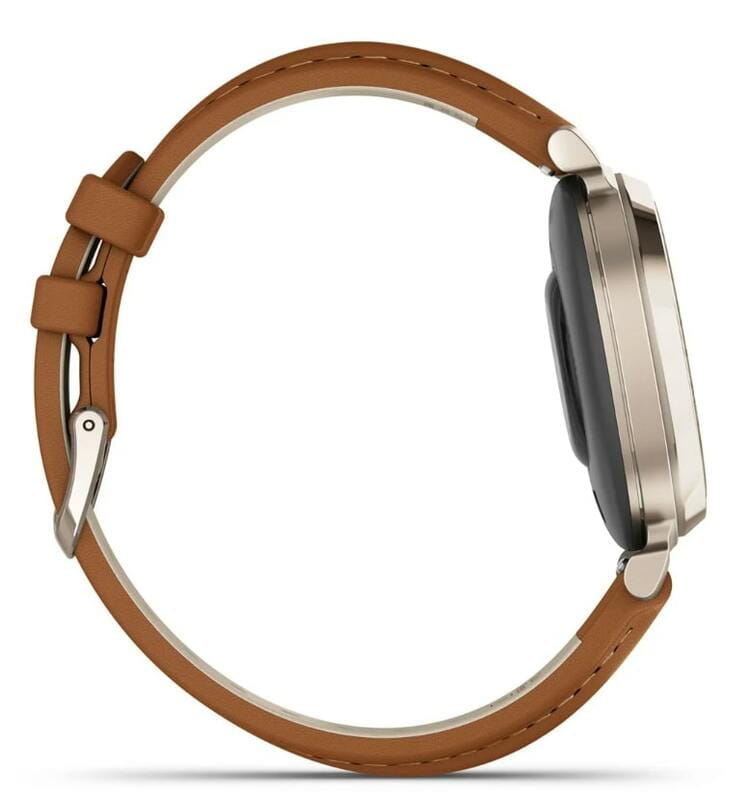 Смарт-часы Garmin Lily 2 Cream Gold with Tan Leather Band (010-02839-60)