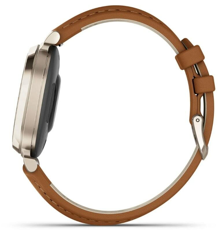 Смарт-часы Garmin Lily 2 Cream Gold with Tan Leather Band (010-02839-60)