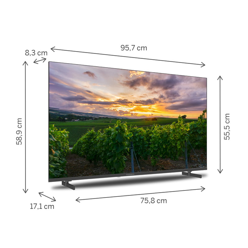 Телевизор Thomson Android TV 43" QLED 43QA2S13