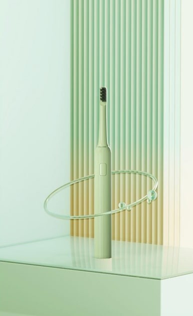 Зубная электрощетка Enchen Mint5 Sonik Green