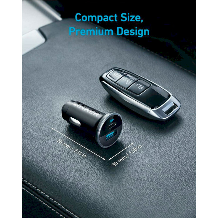 Автомобильное зарядное устройство Anker PowerDrive 323 Black (A2735G11)