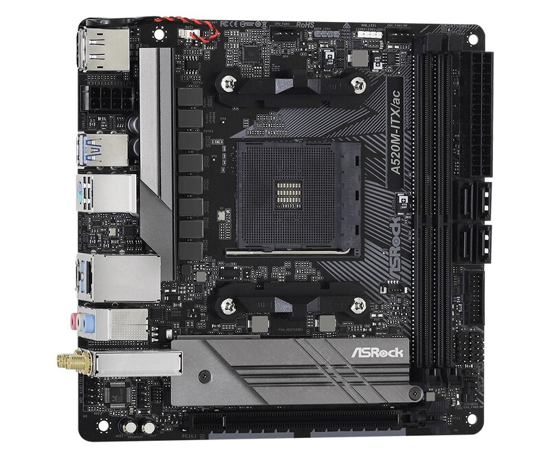 Материнская плата ASRock A520M-ITX/AC Socket AM4