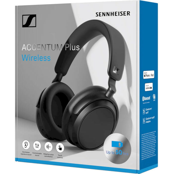 Bluetooth-гарнитура Sennheiser Accentum Plus Wireless Black (700176)
