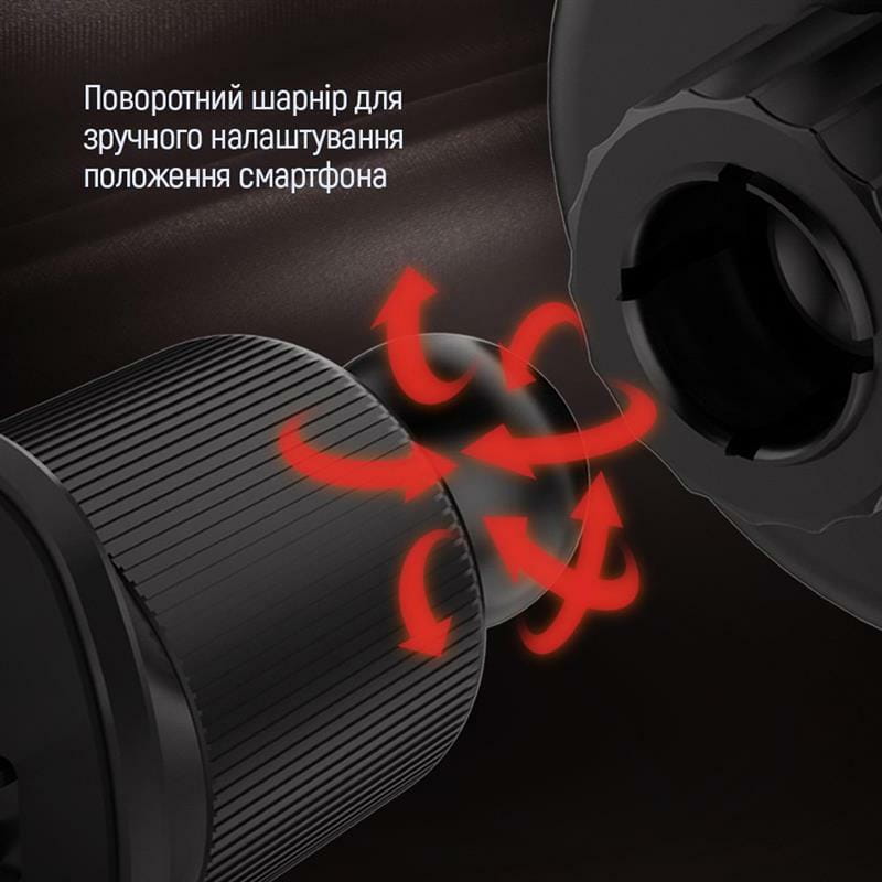 Держатель автомобильный СolorWay магнитный Air Vent-5 Black (CW-CHM15-BK)