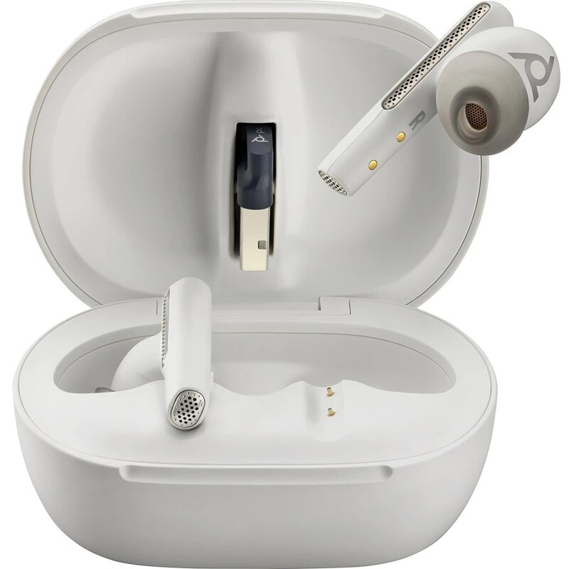 Bluetooth-гарнитура Poly Voyager Free 60+ Earbuds + BT700A + TSCHC White (7Y8G5AA)