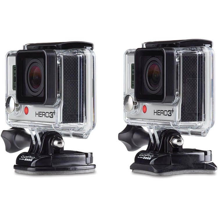 Вигнуті та прямі клейкі кріплення для GoPro Hero 8/9/10/11 і MAX (AACFT-001)