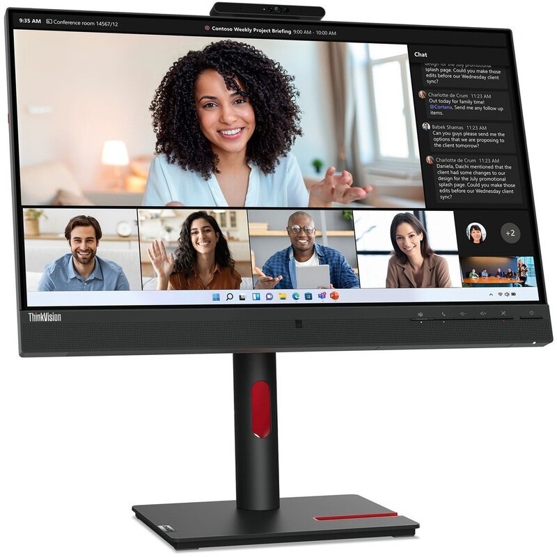 Монiтор Lenovo 23.8" T24mv-30 (63D7UAT3UA) IPS Black