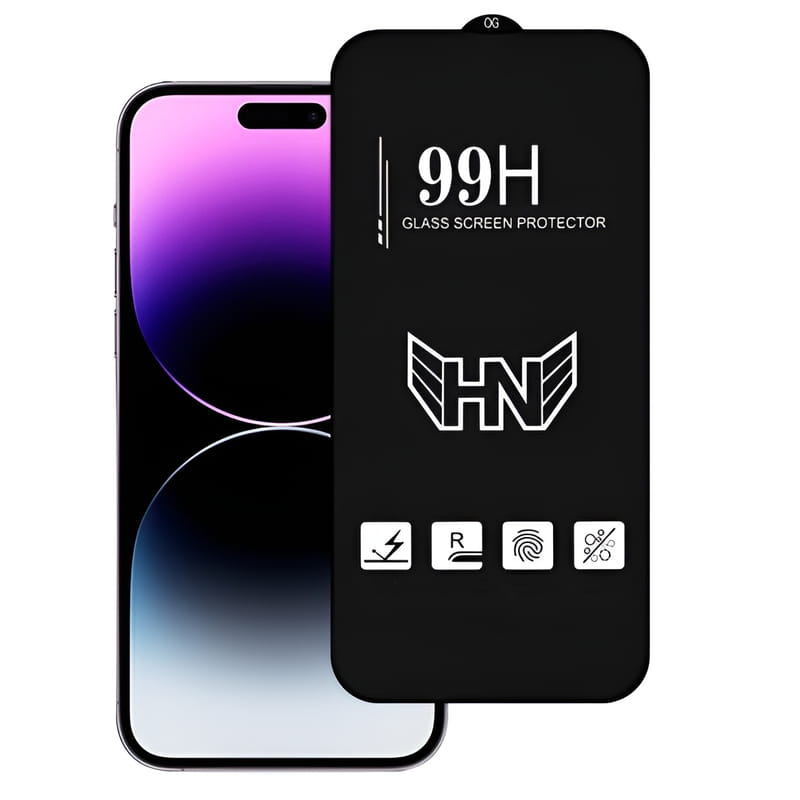 Защитное стекло для Apple iPhone 15 Pro Max Black, 0.3 мм, 4D ARC (Z27958) без упаковки
