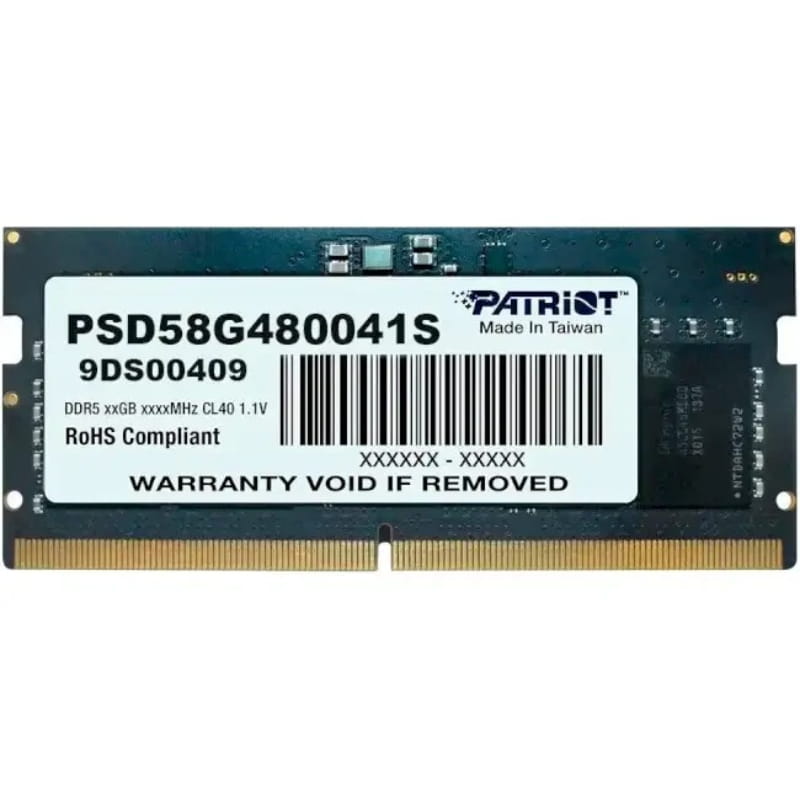 Модуль памяти SO-DIMM DDR5 8GB/4800 Patriot Signature Line (PSD58G480041S)