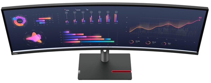Монiтор Lenovo 49" P49w-30 (63DBZAT1EU) IPS Black