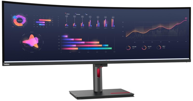 Монiтор Lenovo 49" P49w-30 (63DBZAT1EU) IPS Black