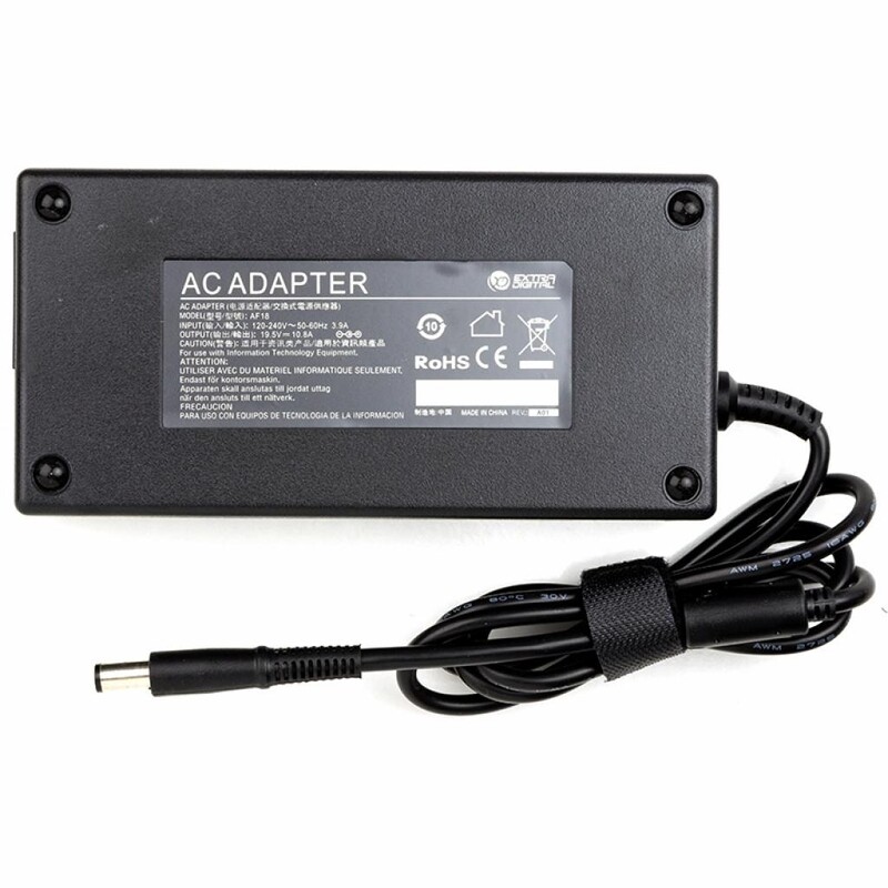 Блок живлення PowerPlant для ноутбука Dell 220V, 19.5V 210W 10.8A, 7.4x5.0 (DL210G7450)