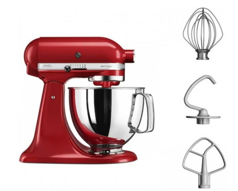 Кухонна машина KitchenAid Artisan 4.8 л Red (5KSM125EER)