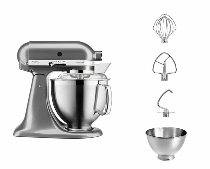 Кухонная машина KitchenAid Artisan 5KSM185PSEMS Silver Medallion