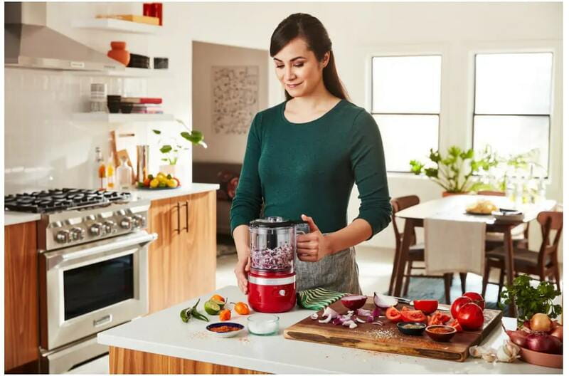 Кухонний мінікомбайн KitchenAid 5KFCB519EER червоний