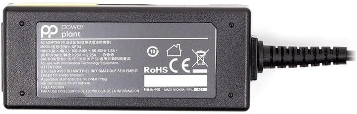 Блок живлення PowerPlant для ноутбука Lenovo 220V, 20V 45W 2.25A, USB (IB45HSPE)