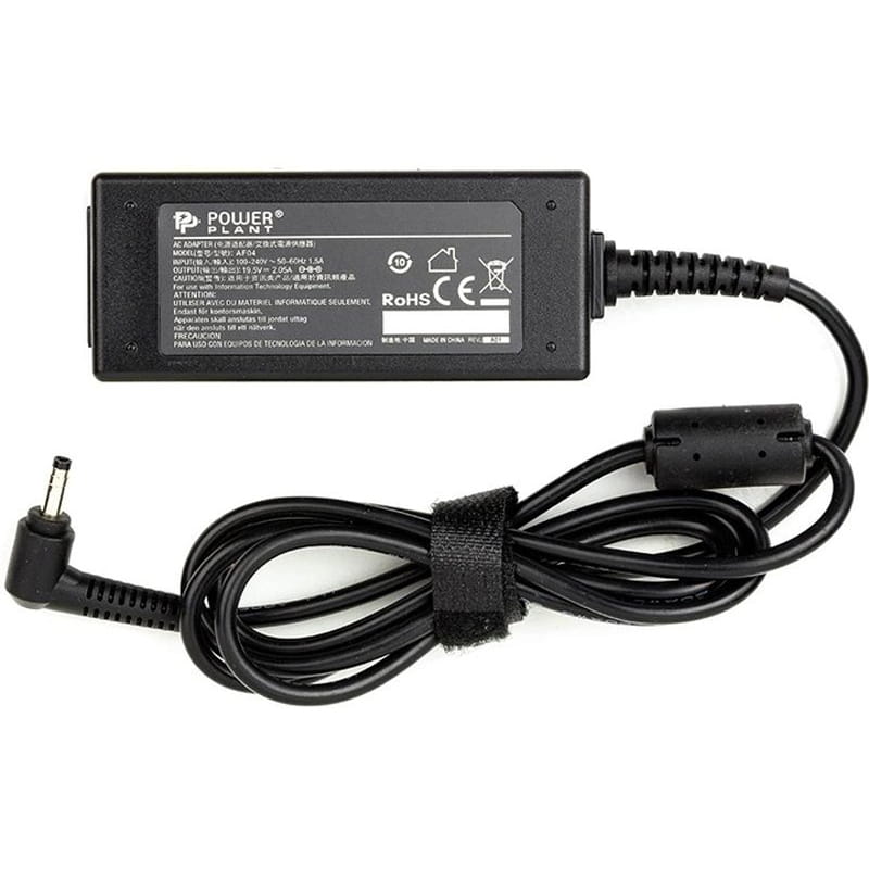 Блок питания PowerPlant для ноутбука HP 220V, 19.5V 40W 2.05A, 4.0х1.7 (HP40G4017B)