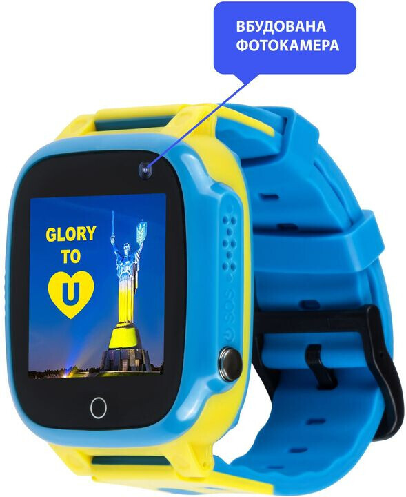 Дитячий смарт-годинник AmiGo GO008 Glory GPS WiFi Blue Yellow