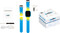 Фото - Дитячий смарт-годинник AmiGo GO008 Glory GPS WiFi Blue Yellow | click.ua