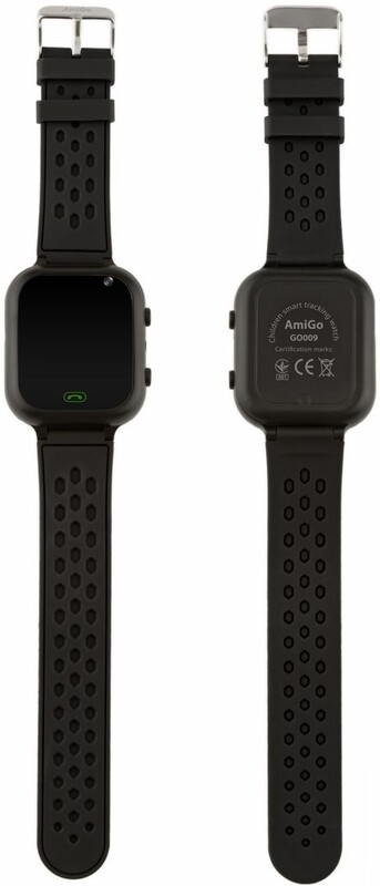 Детские смарт-часы AmiGo GO009 Camera+LED WiFi Black