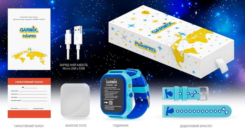 Детские смарт-часы Garmix PointPRO-200 4G/GPS/WiFi Blue