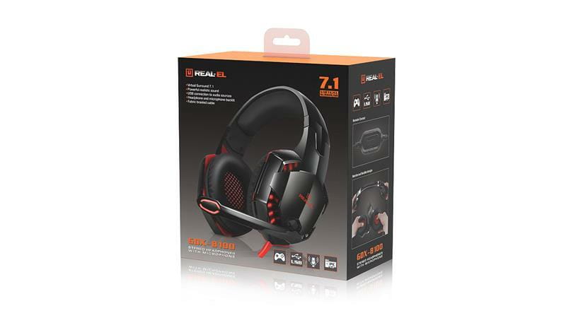 Гарнитура REAL-EL GDX-8100 Black