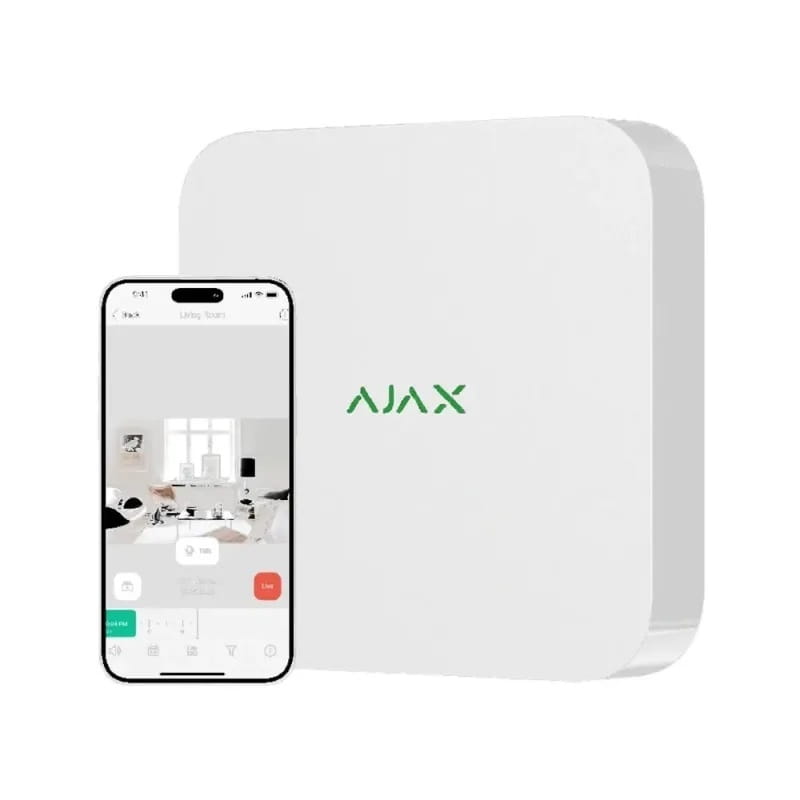 Відеореєстратор Ajax NVR (8ch) White