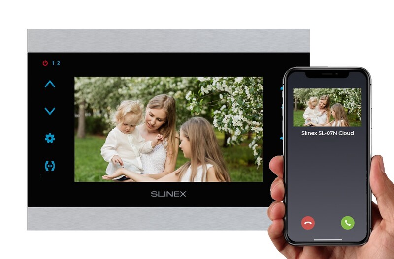 IP-видеодомофон Slinex SL-07N Cloud Silver/Black