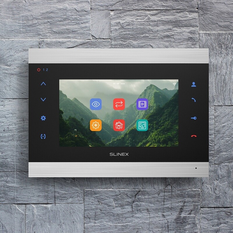 IP-видеодомофон Slinex SL-07N Cloud Silver/Black