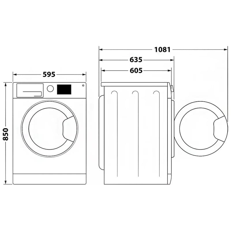 Стиральная машина с сушкой Whirlpool FFWDB 1176258 BCV UA