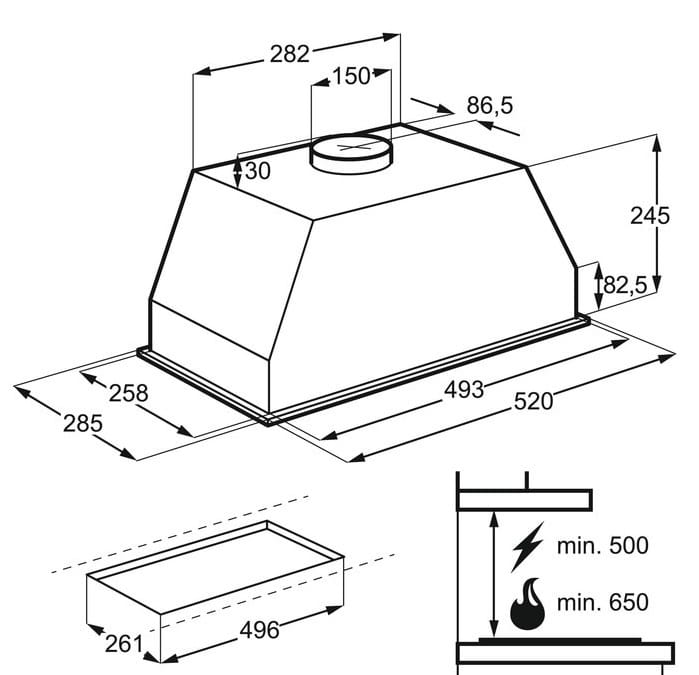 Вытяжка Electrolux LFG525S