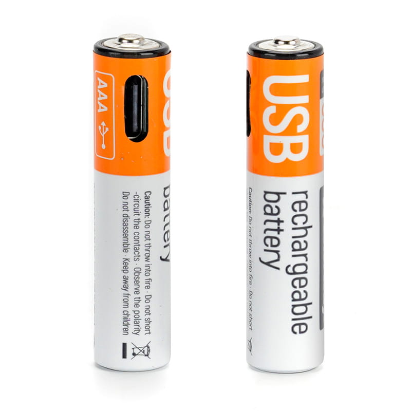 Аккумулятор USB-C ColorWay (CW-UBAAA-09) AAA/HR03 Li-Pol 590 mAh BL 2шт