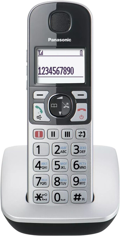 Радиотелефон DECT Panasonic KX-TGE510RUS Silver