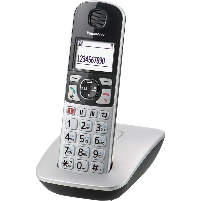 Радиотелефон DECT Panasonic KX-TGE510RUS Silver