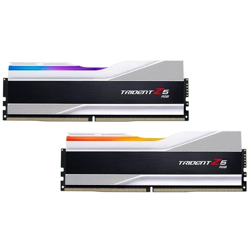 Модуль памяти DDR5 2x16GB/6800 G.Skill Trident Z5 RGB Silver (F5-6800J3445G16GX2-TZ5RS)