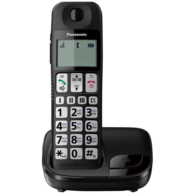 Радиотелефон DECT Panasonic KX-TGE110UCB Black