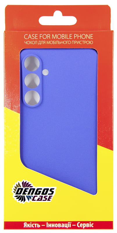 Чeхол-накладка Dengos для Samsung Galaxy S23 FE SM-S711 Purple (DG-KM-12) + защитное стекло