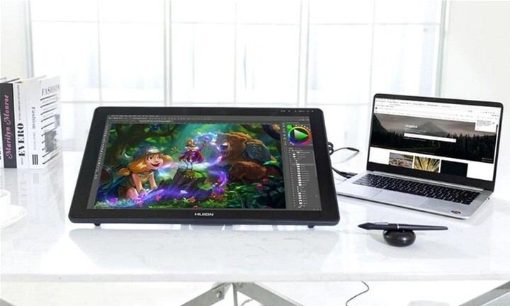 Графический монитор Huion Kamvas RDS-220 + перчатка