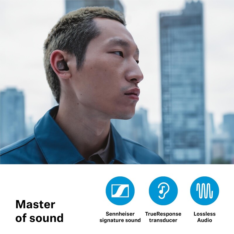 Bluetooth-гарнитура Sennheiser Momentum True Wireless 4 Black (700365)