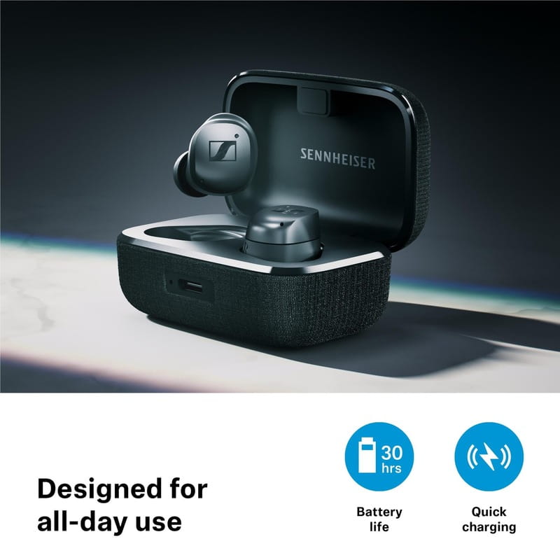 Bluetooth-гарнитура Sennheiser Momentum True Wireless 4 Black (700365)