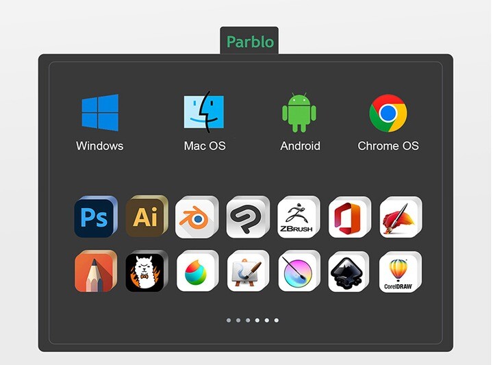 Графічний планшет Parblo Ninos N10 Black