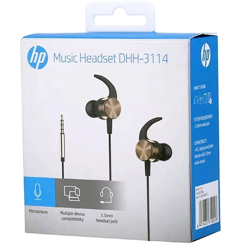 Гарнітура HP DHH-3114 Black/Gold (DHH-3114GD)
