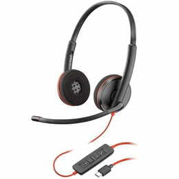 Гарнітура Poly стерео On-ear Blackwire 3220 Black (8X228AA)