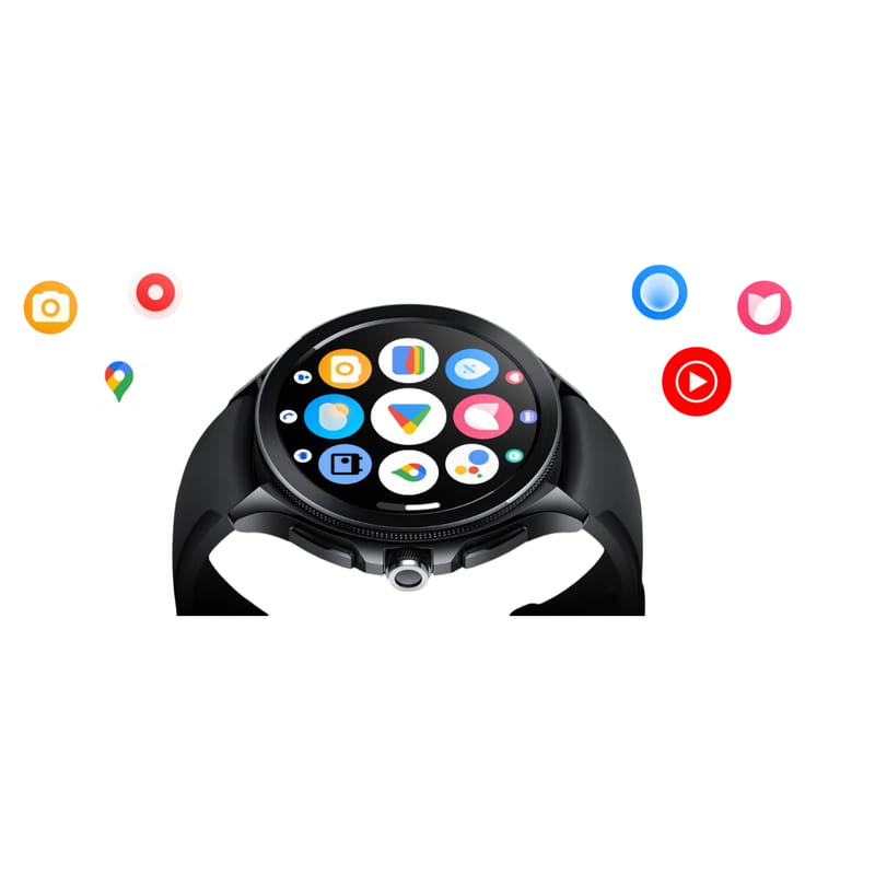 Смарт-годинник Xiaomi Watch 2 Pro Black Case with Black Fluororubber Strap (BHR7211GL)