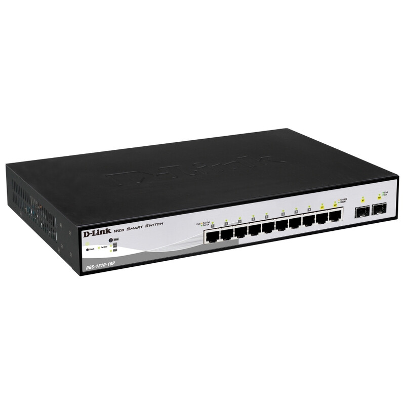 Комутатор D-Link DGS-1210-10P