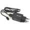 Фото - Мережевий зарядний пристрій PowerPlant W-280 (1xUSB 2A) Black (SC230037) + кабель microUSB | click.ua